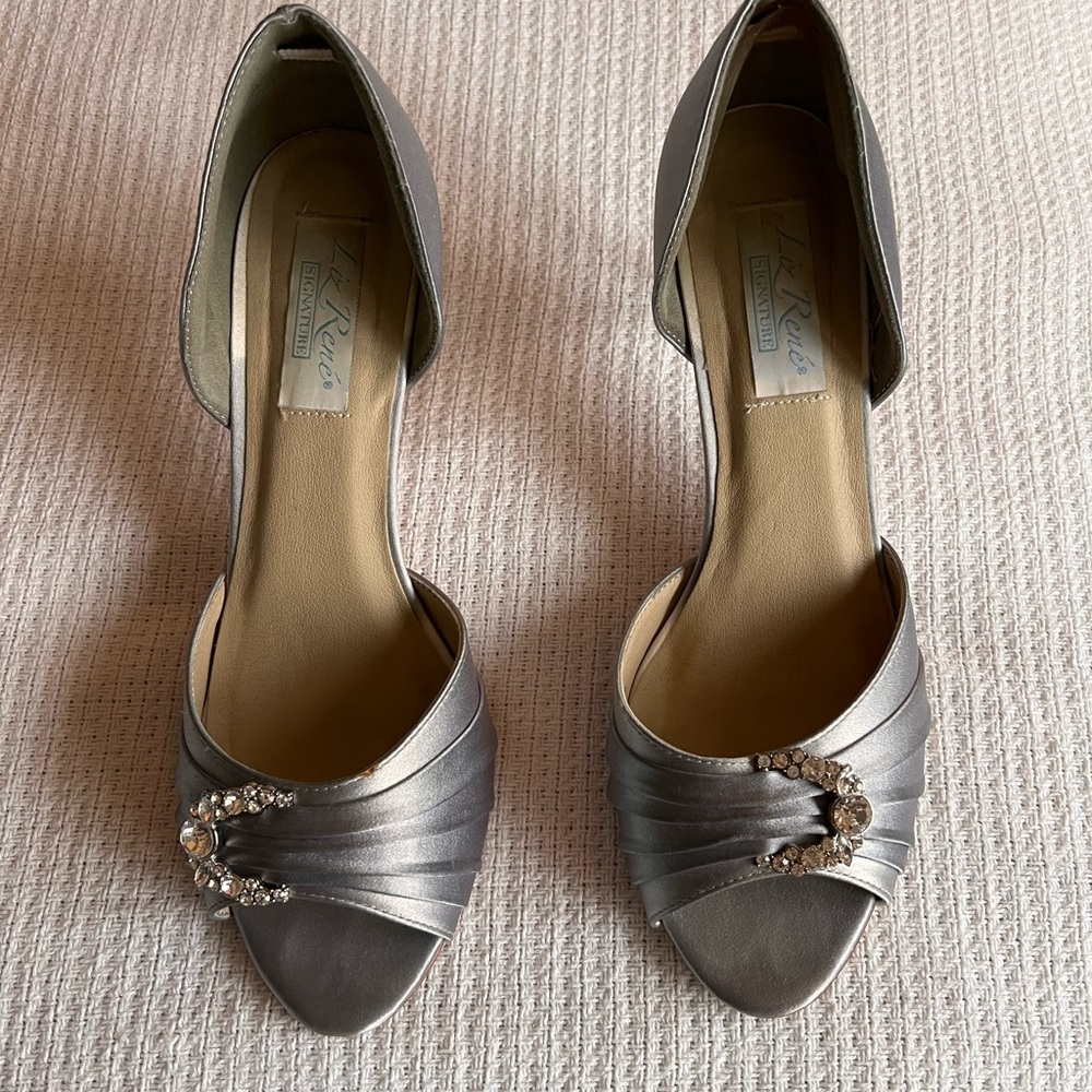 Women's Silver Dressy Heels